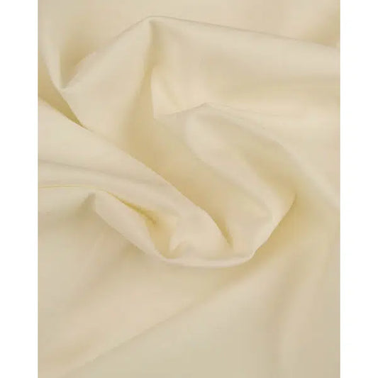 Swiss Linen & Viscose Blend Fabric - Ivory | Truro Fabrics