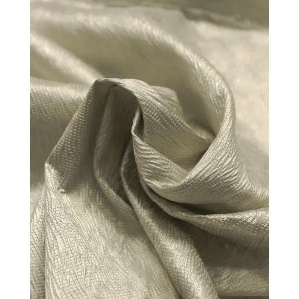 Textured Cloque Fabric - Champagne Pearl – view 2 | Truro Fabrics