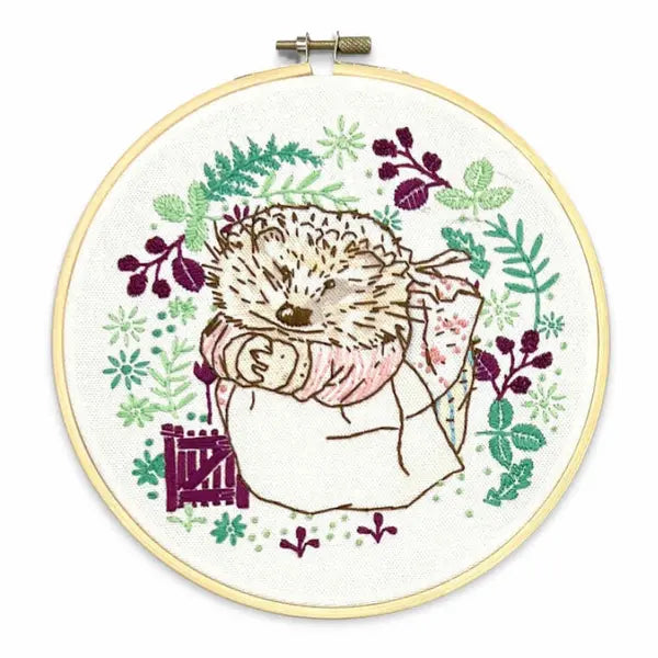 Beatrix Potter - Mrs. Tiggy-Winkle Embroidery Kit – Truro Fabrics
