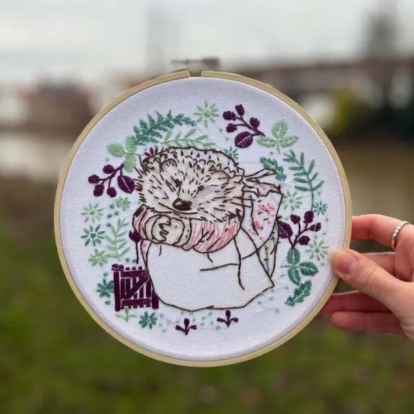 Beatrix Potter - Mrs. Tiggy-Winkle Embroidery Kit – view 2 – Truro Fabrics