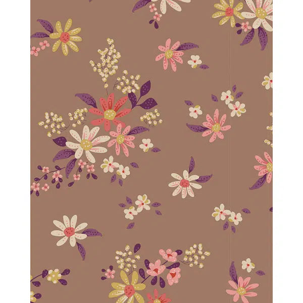 Tilda Patchwork Cotton Fabric - Chic Escape - Daisyfield Taupe | Truro Fabrics