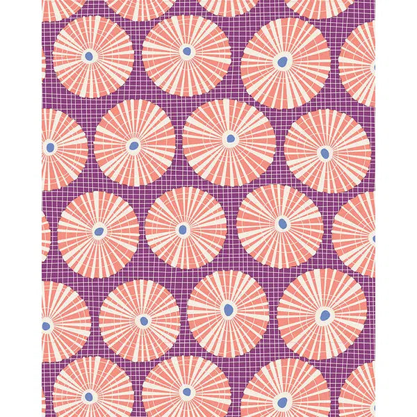 Tilda Patchwork Cotton Fabric - Cotton Beach - Limpet Shell Lilac | Truro Fabrics
