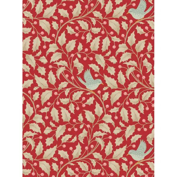Tilda Patchwork Cotton Fabric - Merry Little Christmas - Holly Red | Truro Fabrics