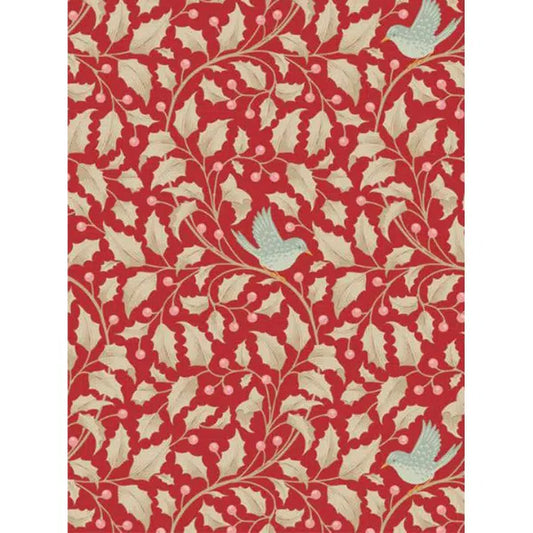 Tilda Patchwork Cotton Fabric - Merry Little Christmas - Holly Red | Truro Fabrics