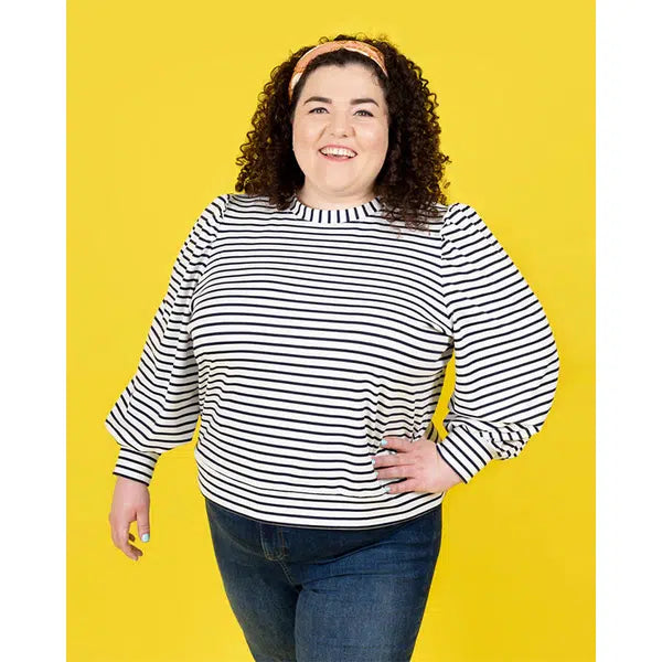 Tilly and the Buttons Sewing Pattern - Billie Sweatshirt & Dress – view 10 | Truro Fabrics