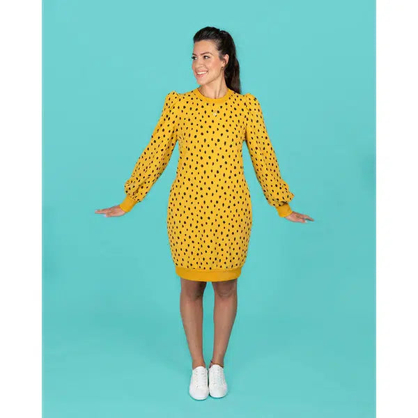 Tilly and the Buttons Sewing Pattern - Billie Sweatshirt & Dress – view 5 | Truro Fabrics