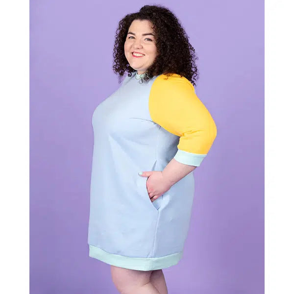 Tilly and the Buttons Sewing Pattern - Billie Sweatshirt & Dress – view 6 | Truro Fabrics