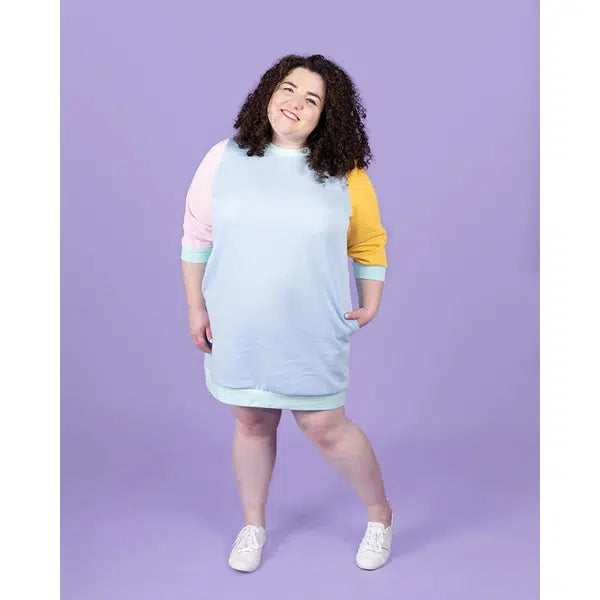 Tilly and the Buttons Sewing Pattern - Billie Sweatshirt & Dress – view 7 | Truro Fabrics
