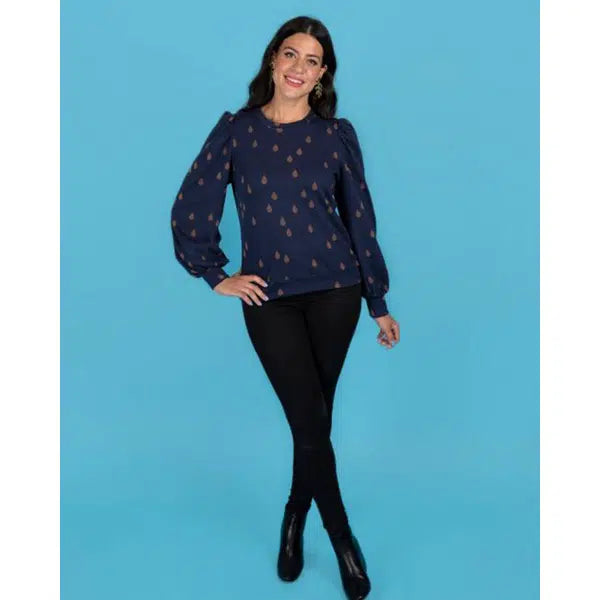 Tilly and the Buttons Sewing Pattern - Billie Sweatshirt & Dress – view 9 | Truro Fabrics
