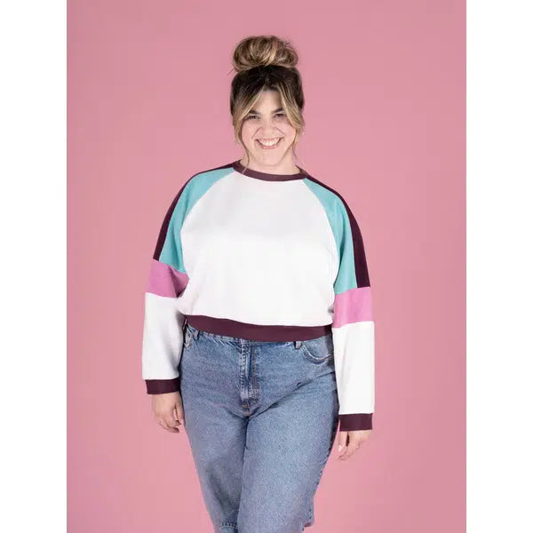 Tilly and the Buttons Sewing Pattern - Drew Sweatshirt – view 6 | Truro Fabrics