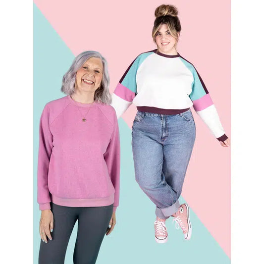 Tilly and the Buttons Sewing Pattern - Drew Sweatshirt | Truro Fabrics