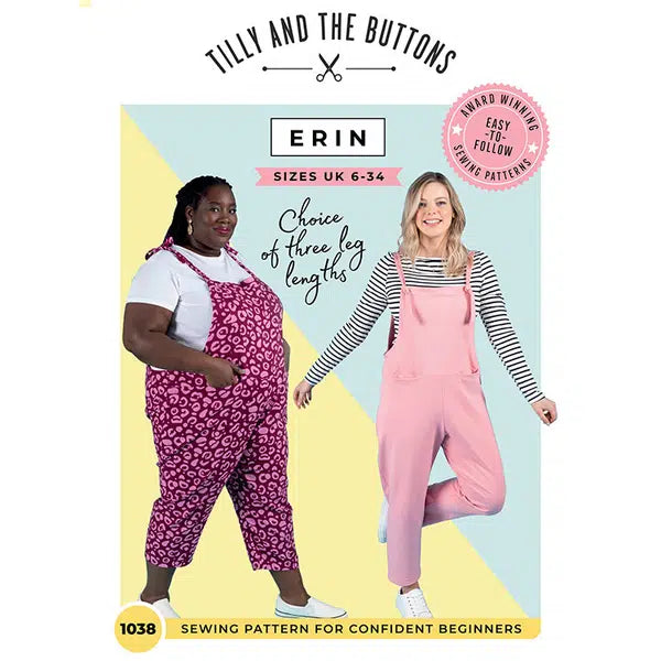 Tilly and the Buttons Sewing Pattern - Erin Dungarees & Overalls – view 4 | Truro Fabrics