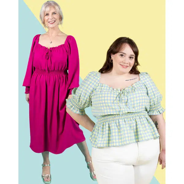 Tilly and the Buttons Sewing Pattern - Mabel Dress & Blouse | Truro Fabrics