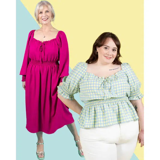 Tilly and the Buttons Sewing Pattern - Mabel Dress & Blouse | Truro Fabrics