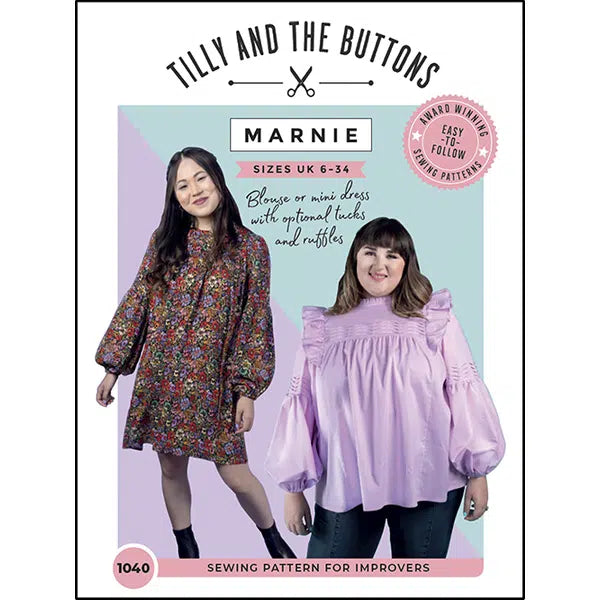 Tilly and the Buttons Sewing Pattern - Marnie Blouse & Mini Dress – view 5 | Truro Fabrics
