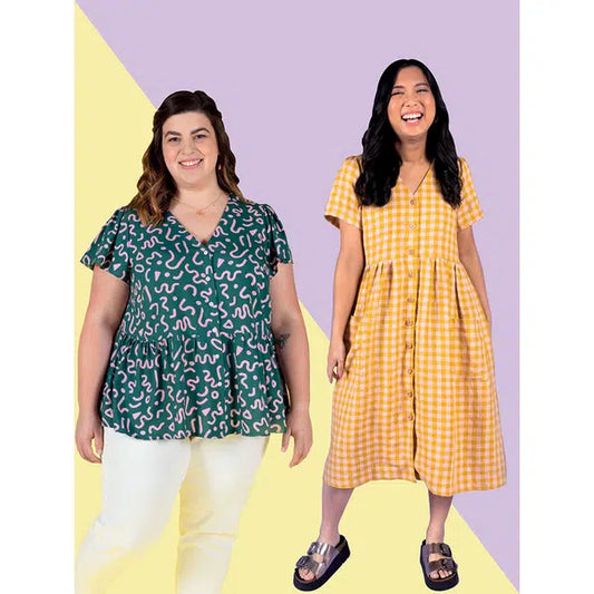 Tilly and the Buttons Sewing Pattern - Nell Blouse & Dress