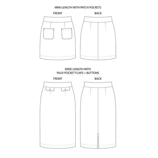 Tilly and the Buttons Sewing Pattern - Ramona Skirt – view 5 | Truro Fabrics