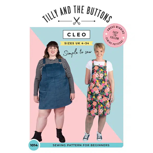Tilly & The Buttons Sewing Pattern - Cleo Pinafore – view 4 | Truro Fabrics
