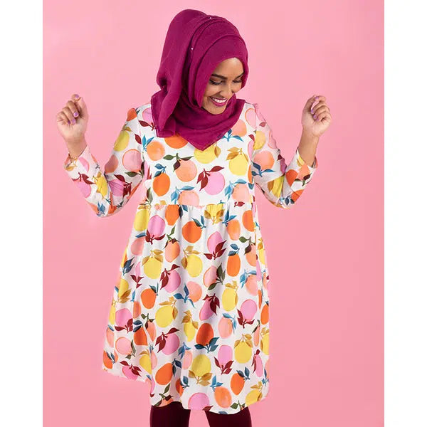 Tilly & The Buttons Sewing Pattern - Indigo Smock Dress & Top – view 3 | Truro Fabrics