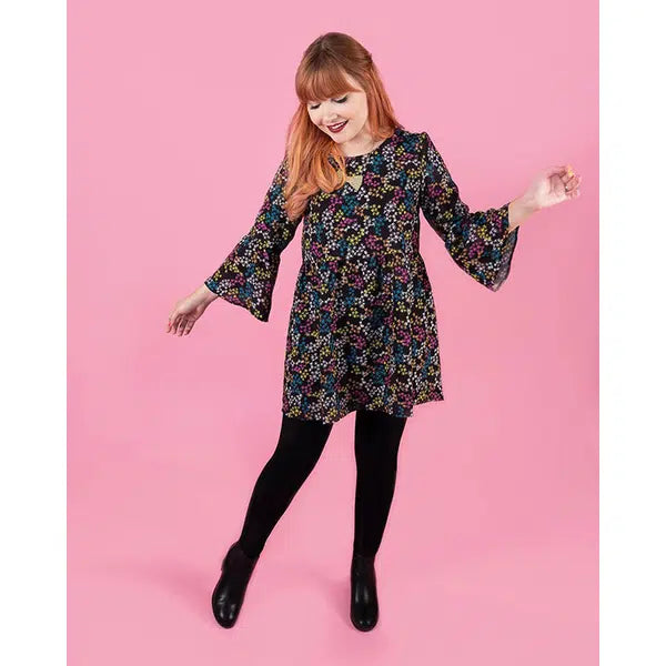 Tilly & The Buttons Sewing Pattern - Indigo Smock Dress & Top – view 7 | Truro Fabrics