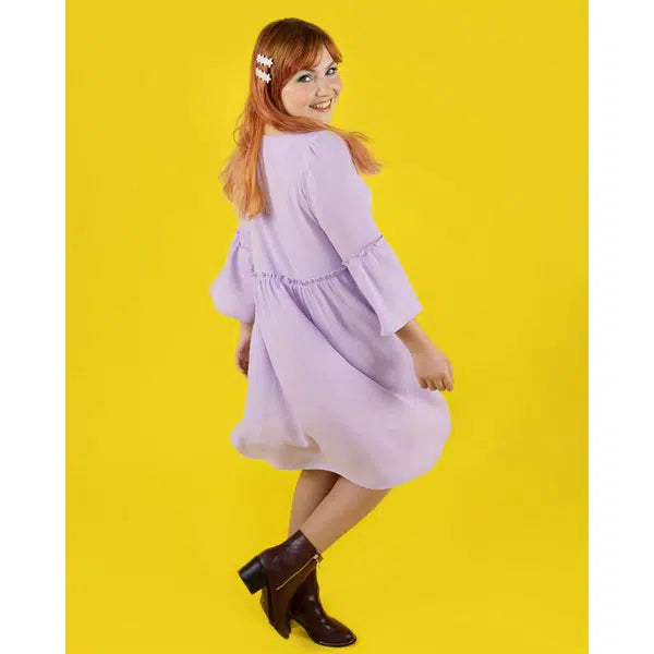Tilly & The Buttons Sewing Pattern - Indigo Smock Dress & Top – view 8 | Truro Fabrics