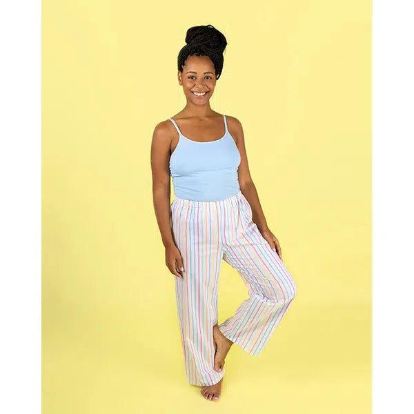 Tilly & The Buttons Sewing Pattern - Jaimie Pyjama Bottoms – view 5 | Truro Fabrics