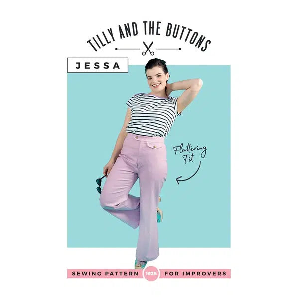 Tilly & The Buttons Sewing Pattern - Jessa Trousers & Shorts – view 2 | Truro Fabrics