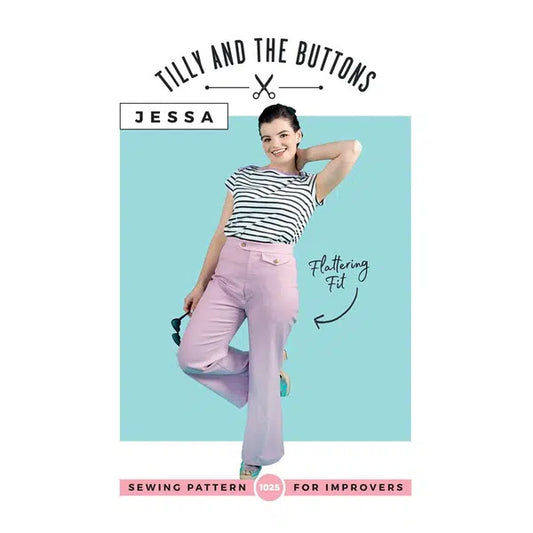 Tilly & The Buttons Sewing Pattern - Jessa Trousers & Shorts – view 2 | Truro Fabrics