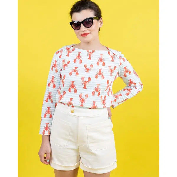 Tilly & The Buttons Sewing Pattern - Jessa Trousers & Shorts – view 5 | Truro Fabrics