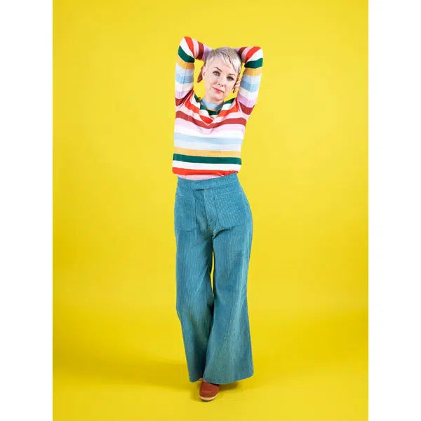 Tilly & The Buttons Sewing Pattern - Jessa Trousers & Shorts – view 9 | Truro Fabrics