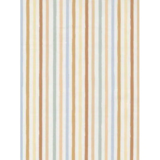 To The Moon And Back - Patchwork Cotton Fabric - Stripes- Dove | Truro Fabrics