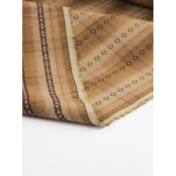 Tochio Yarn Dyed Cotton Fabric - Flowerline Harvest – view 5 | Truro Fabrics