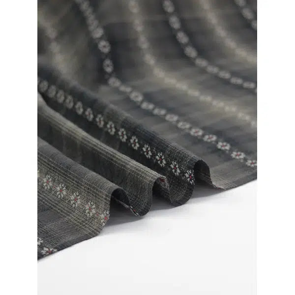 Tochio Yarn Dyed Cotton Fabric - Flowerline Night – view 5 | Truro Fabrics