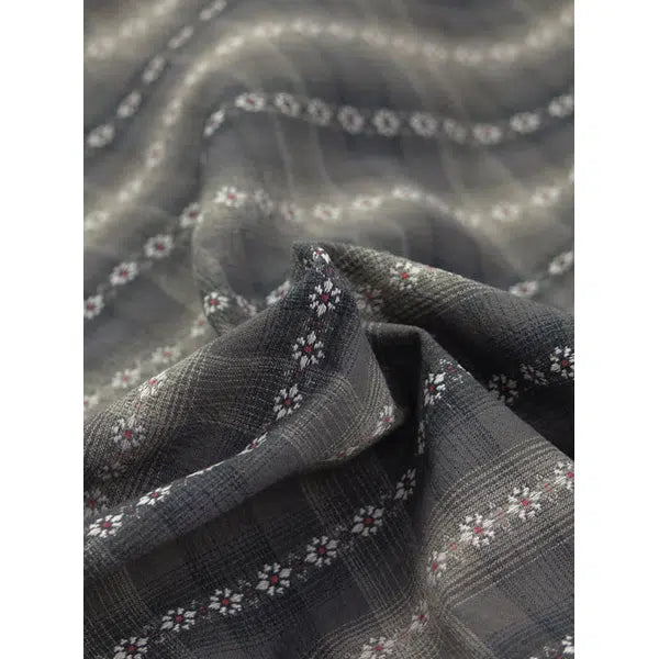 Tochio Yarn Dyed Cotton Fabric - Flowerline Night | Truro Fabrics