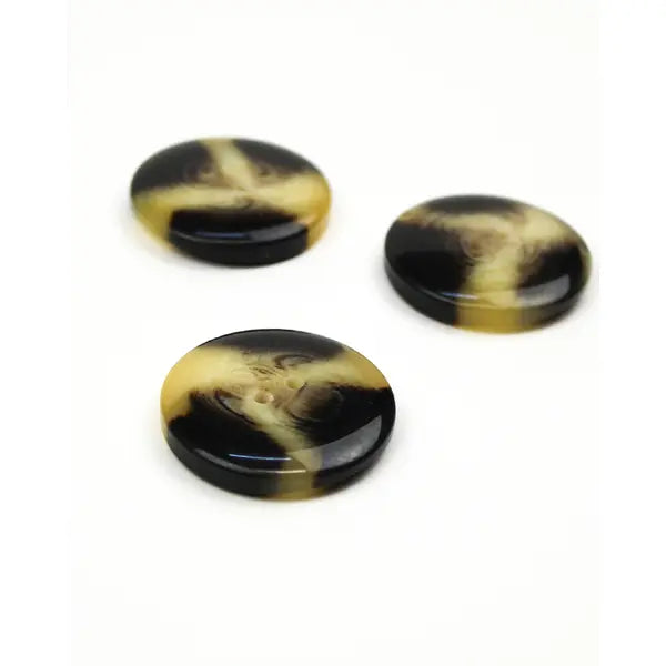 Button - Tortoise Shell - 38mm – view 2 – Truro Fabrics