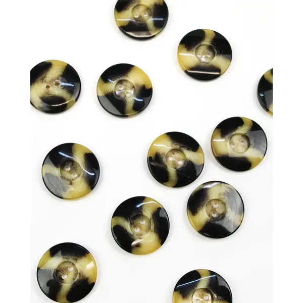 Button - Tortoise Shell - 38mm – Truro Fabrics