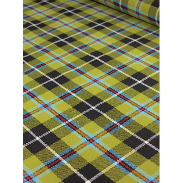 Traditional Kilt Weight Wool Twill - National Cornish Tartan – view 4 | Truro Fabrics