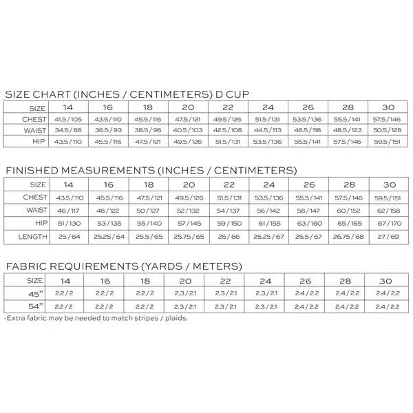 True Bias - Paper Sewing Pattern - Ogden Cami