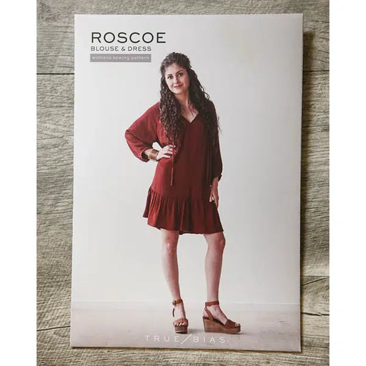 True Bias - Paper Sewing Pattern - Roscoe Blouse & Dress