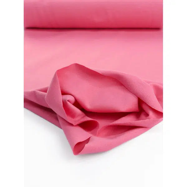 Tubular Cotton Jersey Cuffing  - Candy Pink – view 2 | Truro Fabrics