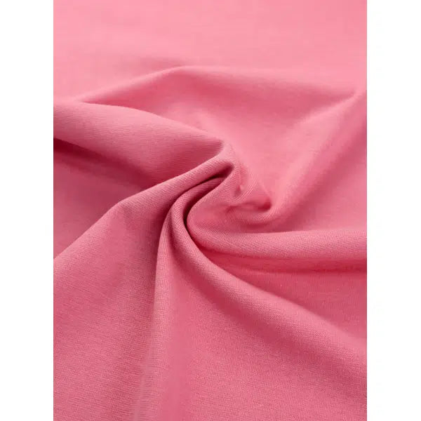 Tubular Cotton Jersey Cuffing  - Candy Pink – view 3 | Truro Fabrics