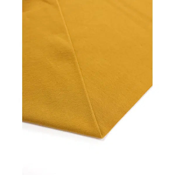 Tubular Cotton Jersey Cuffing  - Mustard | Truro Fabrics