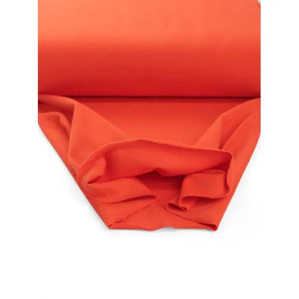 Tubular Cotton Jersey Cuffing  - Orange – view 3 | Truro Fabrics