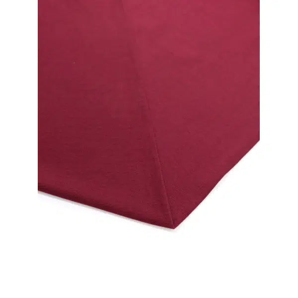Tubular Cotton Jersey Cuffing  - Wine | Truro Fabrics