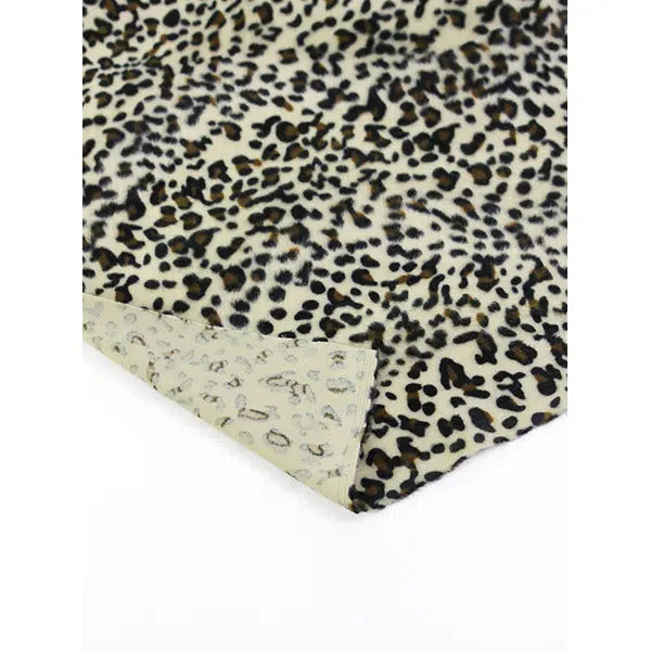 Velboa Fur Fabric - Baby Leopard – view 2 | Truro Fabrics