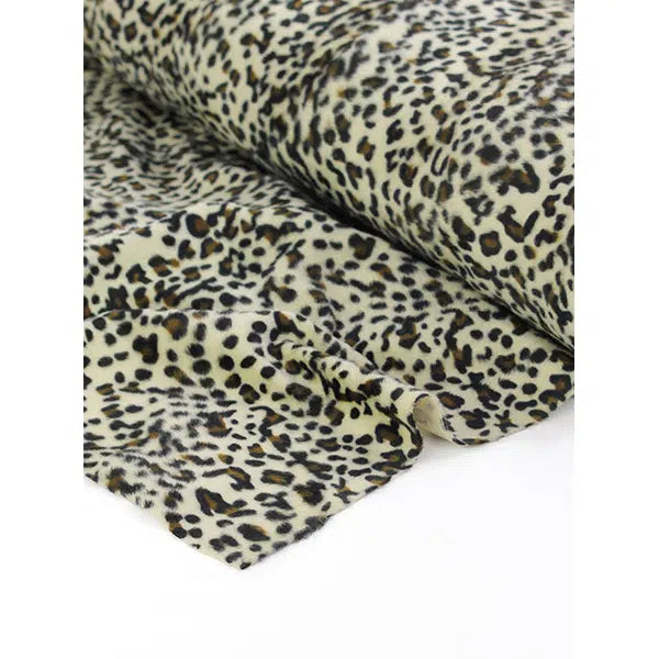 Velboa Fur Fabric - Baby Leopard – view 4 | Truro Fabrics
