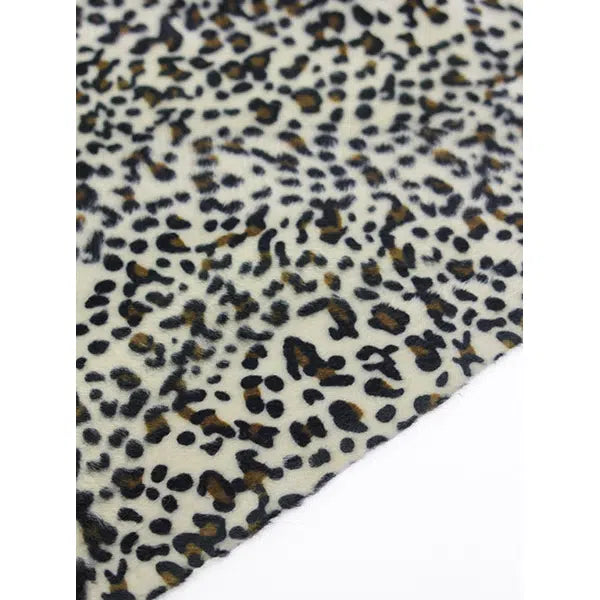 Velboa Fur Fabric - Baby Leopard – view 5 | Truro Fabrics