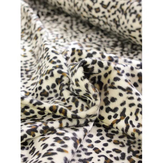 Velboa Fur Fabric - Baby Leopard | Truro Fabrics