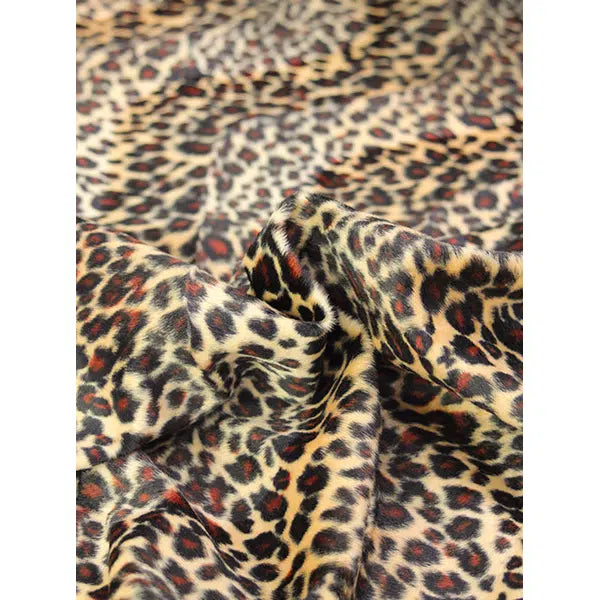 Velboa Fur Fabric - Leopard Print | Truro Fabrics