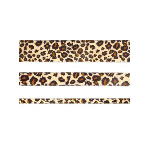 Velvet Ribbon - Leopard Print – view 2 | Truro Fabrics
